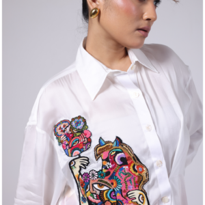 SATIN SILK SHIRT - Image 3