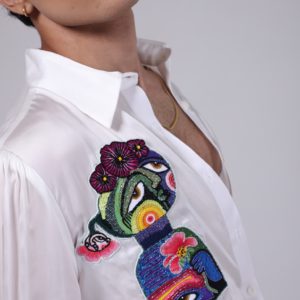 SATIN SILK SHIRT - Image 3